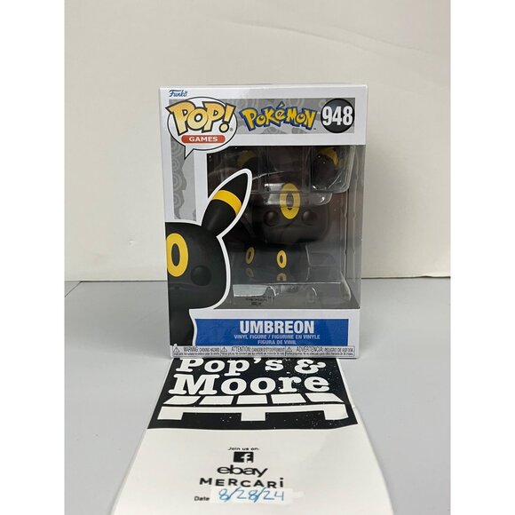 Funko Pop Games! Pokemon: Umbreon 948 Vinyl Figure Brand New - Picture 1 of 9